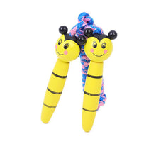 Load image into Gallery viewer, Kids Jump Rope Adjustable Cotton Braided Skipping Rope with Wooden Handle For Fitness Training Fun Toy

