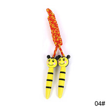 Load image into Gallery viewer, Kids Jump Rope Adjustable Cotton Braided Skipping Rope with Wooden Handle For Fitness Training Fun Toy
