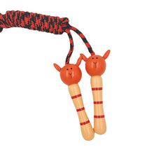 Load image into Gallery viewer, Kids Jump Rope Adjustable Cotton Braided Skipping Rope with Wooden Handle For Fitness Training Fun Toy
