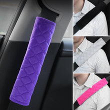 Load image into Gallery viewer, 1Pc Car Soft Plush Seat Belt Cover Auto Seat Belt Covers Safety Belts Shoulder Guard Protection Auto Interior Accessories
