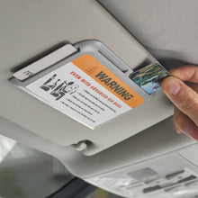 Load image into Gallery viewer, Car Sun Visor Card Holder Car Accessories Card Storage Car Card Slot Multi-function Storage Box Glasses Clip Car Styling
