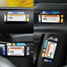 Load image into Gallery viewer, Car Sun Visor Card Holder Car Accessories Card Storage Car Card Slot Multi-function Storage Box Glasses Clip Car Styling
