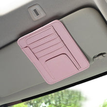Load image into Gallery viewer, Multi-Pocket Car Sun Visor Organizer Auto Interior Accessories Pocket Organizer Car Document Storage Pouch Pen Holder
