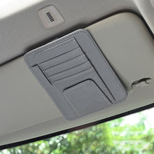 Load image into Gallery viewer, Multi-Pocket Car Sun Visor Organizer Auto Interior Accessories Pocket Organizer Car Document Storage Pouch Pen Holder
