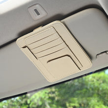 Load image into Gallery viewer, Multi-Pocket Car Sun Visor Organizer Auto Interior Accessories Pocket Organizer Car Document Storage Pouch Pen Holder
