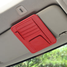 Load image into Gallery viewer, Multi-Pocket Car Sun Visor Organizer Auto Interior Accessories Pocket Organizer Car Document Storage Pouch Pen Holder

