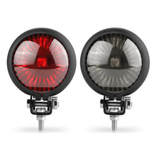 Load image into Gallery viewer, 1Pc 12V Motorcycle Tail Light LED Rear Brake Lamp For Cruiser Cafe Bobber Chooper Black Housing Plastic Red Lens Brake Lights Taillight
