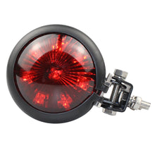 Load image into Gallery viewer, 1Pc 12V Motorcycle Tail Light LED Rear Brake Lamp For Cruiser Cafe Bobber Chooper Black Housing Plastic Red Lens Brake Lights Taillight
