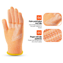 Load image into Gallery viewer, Level 5 HPPE EN388 Safety Gloves Cut Resistant Anti-Puncture Work Protection Gloves Grinding Welding Work Gloves Anti Cut Gloves For Kitchen Garden
