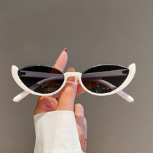 Load image into Gallery viewer, Small Cat Eye Sunglasses Women Trendy Vintage Composite Shades Eyewear Fashion Luxury Brand Designer Sun Glasses
