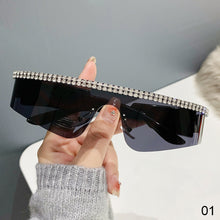 Load image into Gallery viewer, Y2k Women Glasses Rimless Dot Drill Sunglasses Small Frame Sunglasses Unpolarized Personalized Sunglasses Fashion Outdoor Sunglasses

