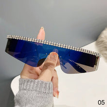 Load image into Gallery viewer, Y2k Women Glasses Rimless Dot Drill Sunglasses Small Frame Sunglasses Unpolarized Personalized Sunglasses Fashion Outdoor Sunglasses
