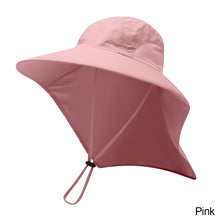 Load image into Gallery viewer, Wide Brim Bucket Hat with Neck Cover Quick Dry Large Brim Fishing Hat Outdoor Sports Jungle Hiking Hat Men Fishermen Sun Hat Cap
