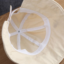Load image into Gallery viewer, Soft Cotton Women Bucket Hat Spring Summer Adjustable Outdoor Beach Sun Hats Foldable Panama Caps Ponytail Cap

