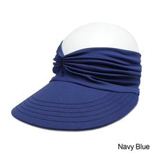 Load image into Gallery viewer, Flexible Adult Hat for Women Anti-UV Wide Brim Visor Hat Easy To Carry Travel Caps Fashion Beach Summer Sun Protection Hats
