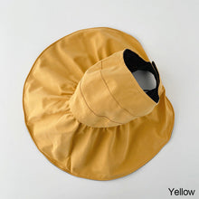 Load image into Gallery viewer, Summer Empty Top Wide Brim Sun Hat For Women Anti UV Sunscreen Bucket Hat Female Sun Protection Outdoor Beach Cap
