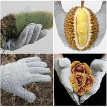 Load image into Gallery viewer, 1Pair Cut Resistant Gloves Finger wrapped Work Gloves Wear-resistant Anti-puncture Anti-skid Kitchen Garden Accessories Anti Cut Gloves

