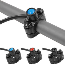 Load image into Gallery viewer, 22mm 7/8" Motorcycle Switch Handlebar Mount Horn Headlight Strobe Momentary Switch Button Interruptor Moto Accessories
