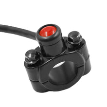 Load image into Gallery viewer, 22mm 7/8" Motorcycle Switch Handlebar Mount Horn Headlight Strobe Momentary Switch Button Interruptor Moto Accessories
