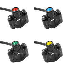 Load image into Gallery viewer, 22mm 7/8" Motorcycle Switch Handlebar Mount Horn Headlight Strobe Momentary Switch Button Interruptor Moto Accessories
