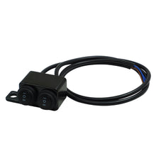 Load image into Gallery viewer, 12V Motorcycle Dual 10mm Mirror Mount Switches Motorbike Headlight Hazard Brake Fog Lights ON-OFF-ON Waterproof 3ways Switch Button
