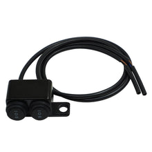 Load image into Gallery viewer, 12V Motorcycle Dual 10mm Mirror Mount Switches Motorbike Headlight Hazard Brake Fog Lights ON-OFF-ON Waterproof 3ways Switch Button
