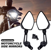 Load image into Gallery viewer, Pair Foldable Motorcycle Side Mirrors Motorbike Scooters Accessories Rearview Mirror Side View Mirrors Moto for Nmax Aerox Click
