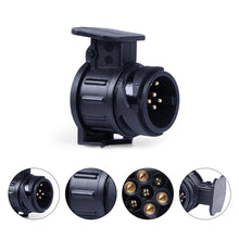 Load image into Gallery viewer, 12V Towbar 7 Pin To 13 Pin Plug Adapter Trailer Connector Towing Waterproof Plugs Socket Adapter For Car Truck Caravan Accessories
