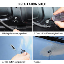 Load image into Gallery viewer, 2Pcs Car Front Windshield Windscreen Washer Jet Nozzles Sprayer For Ford Focus Mondeo Galaxy C-max Fiesta KA Fusion BM5117666AB
