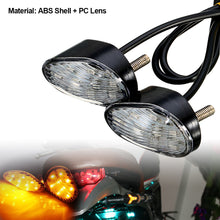 Load image into Gallery viewer, 2Pcs 9LED Universal Motorcycle Turn Signal Indicator Light Blinker Amber Lamp
