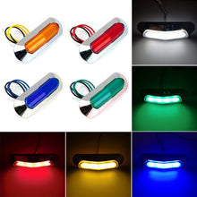 Load image into Gallery viewer, 1PC 12V/24V LED Truck Side Marker Light Clearance Lamp Tail Light Trailer Tractor Lorry Warning Parking Lamp
