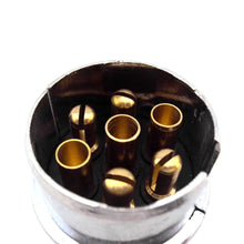 Load image into Gallery viewer, 2Pcs/Set Car 12V 7 Pin EU Plug Trailer Plug Socket Rubber Seal Trailer Coupling Connector Trailers Accessories
