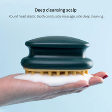 Load image into Gallery viewer, Silicone Shampoo Brush Massage Brush Handheld Soft Scalp Massage Brush Multifunctional Bath Hair Shower Brush Comb Hair Care
