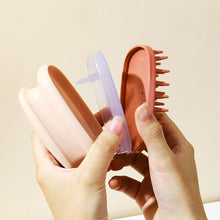 Load image into Gallery viewer, Silicone Shampoo Brush Massage Brush Handheld Soft Scalp Massage Brush Multifunctional Bath Hair Shower Brush Comb Hair Care
