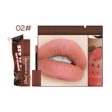 Load image into Gallery viewer, Matte liquid lipstick Not easy to stick to cup velvet mist chocolate lip glaze for women Velvet Matte Liquid Lipsticks
