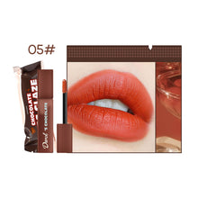 Load image into Gallery viewer, Matte liquid lipstick Not easy to stick to cup velvet mist chocolate lip glaze for women Velvet Matte Liquid Lipsticks
