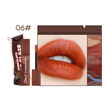 Load image into Gallery viewer, Matte liquid lipstick Not easy to stick to cup velvet mist chocolate lip glaze for women Velvet Matte Liquid Lipsticks

