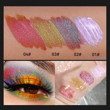 Load image into Gallery viewer, Polarized Eye Shadow Naturally Brightens Micro Shiny Chip Broken Diamond High Gloss Pearlescent Sleeping Silkworm Liquid Eye Shadow
