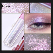 Load image into Gallery viewer, Polarized Eye Shadow Naturally Brightens Micro Shiny Chip Broken Diamond High Gloss Pearlescent Sleeping Silkworm Liquid Eye Shadow
