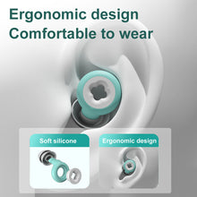 Load image into Gallery viewer, Silicone Sound Insulation Earplugs Noise Reduction Mute Sleeping Earplugs Soft Comfortable Reusable Earplugs
