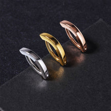 Load image into Gallery viewer, Navel Nail Smooth Stainless Steel Universal Male and Female Navel Button and Navel Ring Piercing Jewelry
