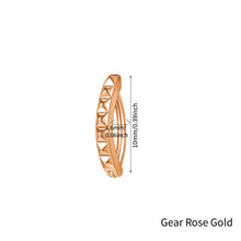 Load image into Gallery viewer, Navel Nail Smooth Stainless Steel Personality Fried Dough Twists Universal Navel Button Navel Ring Piercing Jewelry
