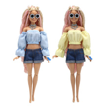 Load image into Gallery viewer, 1pc Clothes for Barbie Doll Fashion Outfits Wear Casual Dress Shirt Skirt Clothes Accessories for 11.8inch Doll Girl Gift Toy
