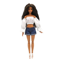 Load image into Gallery viewer, 1pc Clothes for Barbie Doll Fashion Outfits Wear Casual Dress Shirt Skirt Clothes Accessories for 11.8inch Doll Girl Gift Toy
