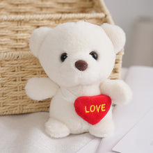 Load image into Gallery viewer, 1pc Heart Bear Plush Toy Cute Bear Toys Key Chain Pendant Valentine's Day Gifts Children Kids Toy Wedding Gifts

