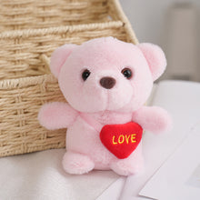 Load image into Gallery viewer, 1pc Heart Bear Plush Toy Cute Bear Toys Key Chain Pendant Valentine's Day Gifts Children Kids Toy Wedding Gifts

