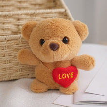 Load image into Gallery viewer, 1pc Heart Bear Plush Toy Cute Bear Toys Key Chain Pendant Valentine's Day Gifts Children Kids Toy Wedding Gifts
