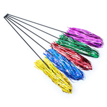Load image into Gallery viewer, Funny Cat Toy Ringing Reflective Paper Teaser Wand Kitten Interactive Toy with Bell Pet Teaser Stick
