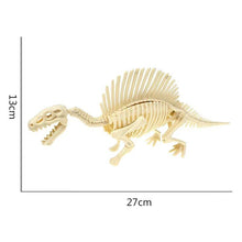 Load image into Gallery viewer, Simulation Dinosaur Fossil Plastic Skeleton Model Children's DIY Handmade Dinosaur Skeleton Assembly Kit Tyrannosaurus Rex Model
