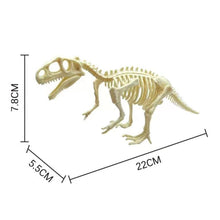 Load image into Gallery viewer, Simulation Dinosaur Fossil Plastic Skeleton Model Children's DIY Handmade Dinosaur Skeleton Assembly Kit Tyrannosaurus Rex Model
